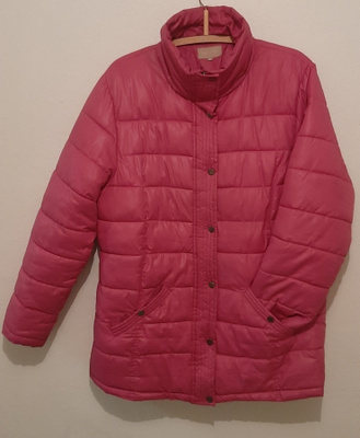 Puolipitkä takki pinkki koko XXL 48