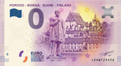 *NOLLA-EURO*2019*PORVOO - BORGÅ*AITO EURO-SETELI*