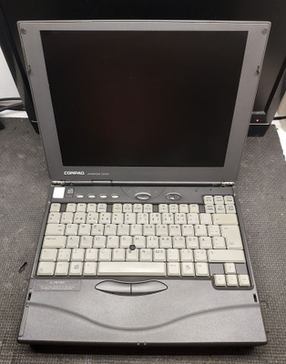 Compaq Armada 3500, Pentium II 266MHz, 8G CF-kovalevy