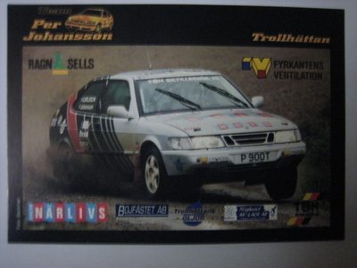 SAAB rallikortti 5: Saab 900/9-3 - Per Johansson