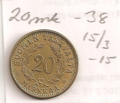 20 mk 1938