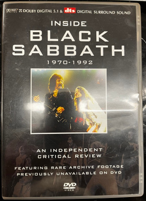 DVD Inside Black Sabbath 1970-1992 An Independent Critical