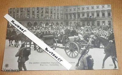 Ensimmäiset valloitetut kanuunat Berlin Sedan Day 1914 (K7)