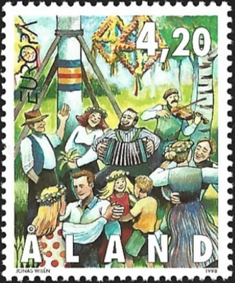 Åland 1998  Eurooppa-merkki  4,20 mk ** LaPe 140