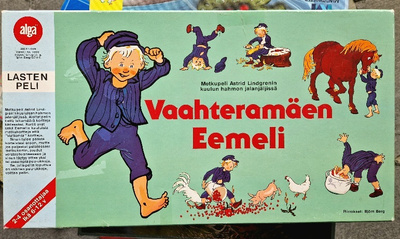 Vaahteramäen Eemeli lautapeli.Alga peli