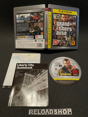 Grand Theft Auto IV Platinum PS3 - CiB