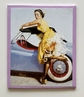 * Pin-up-magneetti * alushame tarttuu avoauton rättikattoon