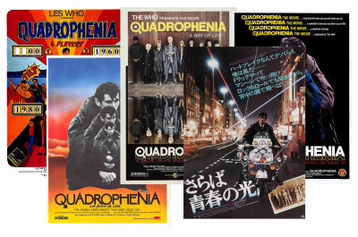 QUADROPHENIA -- julistesetti A4 x 5 (mm. UPEA lahja !!) #1