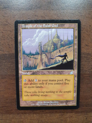 Magic the Gathering Temple of the False God