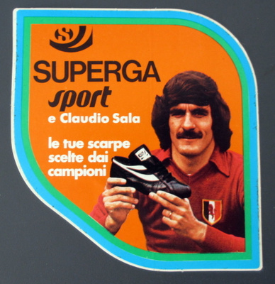 Claudio Sala liimaamaton vanha tarra