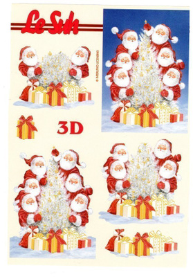 3D °~JOULUPUKIT JA LUMIKUUSI~° /Le Suh