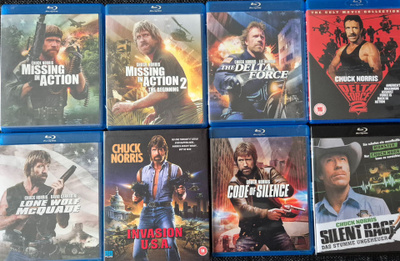 CHUCK NORRIS 8 KPL -Blu-Ray