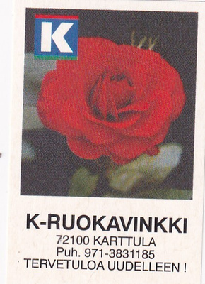 Karttula, K - Ruokavinkki    s16