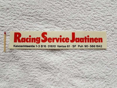 Racing Servise Jaatinen VANHA TARRA