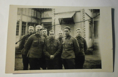 Suomalaiset sotilaat, Rajajoki 27.10.1929, mv valokuva / pk