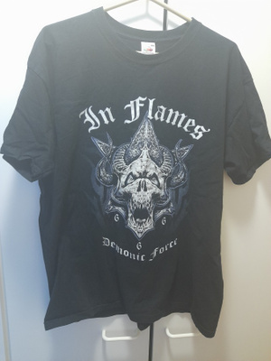 In flames t-paita