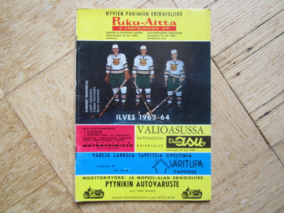 ILVES 1963-64 KAUSIKIRJA