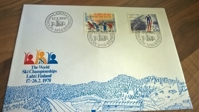 Kuori Hiihdon MM-kisat 1978 erikoisleimalla