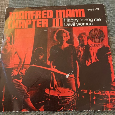 MANFRED MANN CHAPTER III : Happy being me * Devil..*NOR 1970