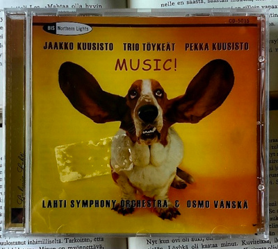 Jaakko; Pekka Kuusisto; Trio Töykeät - Music! (UUSI CD)