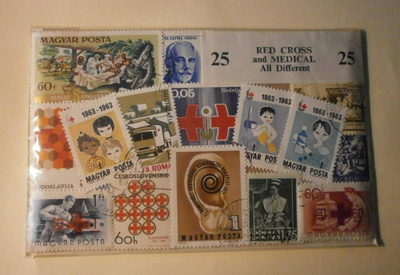 Punainen Risti, lääketiede, 25 merkkiä, koko maailma