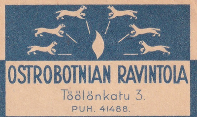 Helsinki , Ostrobotnian Ravintola 3/8