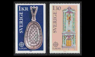 Ruotsi 943-4 ** Europa (1976)