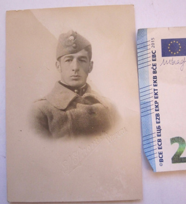 VANHA Valokuva Upseeri Vapaussoturi Rakuuna Viipuri 1919