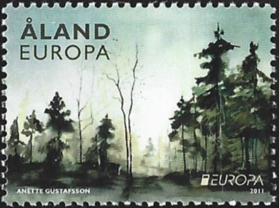 ÅL 2011  Eurooppa-merkki  Metsiä  Europa ** LaPe 335