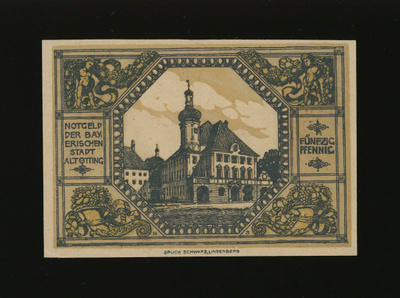 Saksa Notgeld 50 Pfennig, Altötting