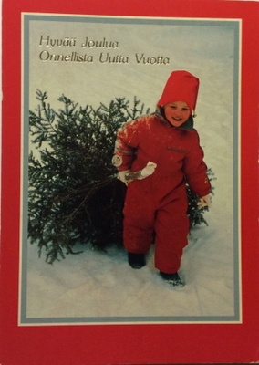Tyttö vie joulukuusta - 89