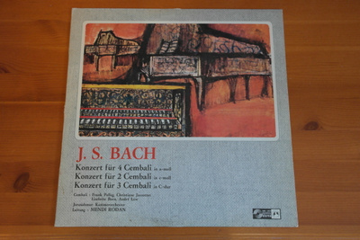 J.S.Bach:Konzert für Cembali-LP.