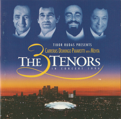 The 3 Tenors In Concert 1994 (CD) EX+!! Pavarotti Carreras