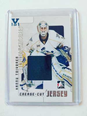 Hannu Toivonen - 07-08 BTP Crease-Cut Jersey Vault 1/1