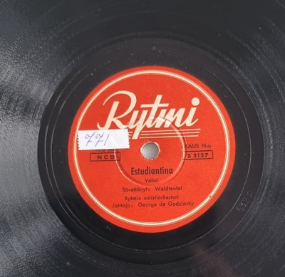 Savikiekko 1945 - Rytmin solistiorkesteri - Rytmi B 2127