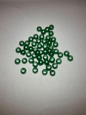 Vihreä pyöreä helmi 3 mm