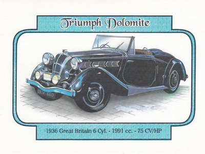Auto Triump Dolomite    p140