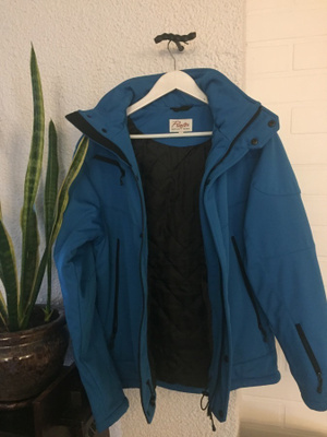 Miesten sininen Printer Active Wear takki M