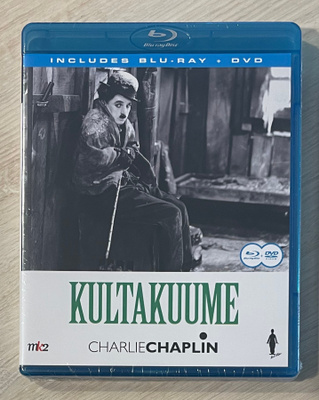 Chaplin: KULTAKUUME (1925) Blu-ray + DVD (UUSI)