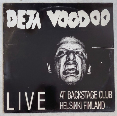 DEJA VOODOO Live At Backstage Club Helsinki Finland LP '89