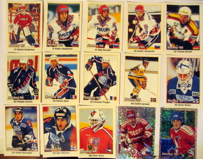 Panini Hockey 95 liimaamattomia tarroja, KATSO!