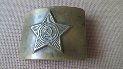 Vintage Puna-armeijan vyön solki