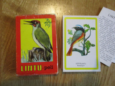 LINTU peli FÅGEL spelet PALETTI 2386 * TÄYDELLINEN SETTI sää