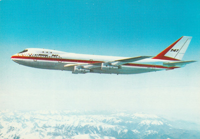 LENTOKONEKORTTI - BOEING 747