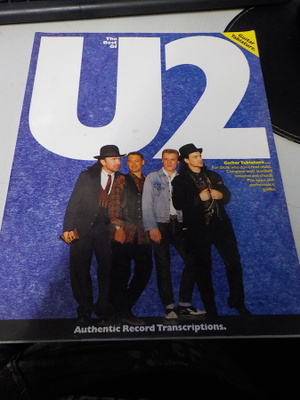 U2 - THE BEST OF KITARA NUOTTIKIRJA