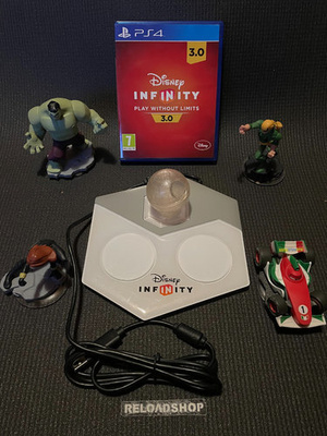 Disney Infinity 3.0 + 4 Figures + Portal PS4