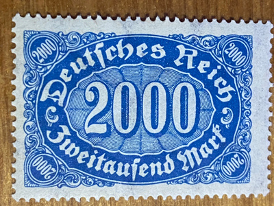 SAKSA REICH 1923 YLEISMERKKI**