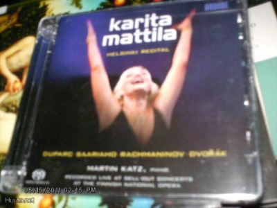 CD Karita Mattila : Helsinki Recital (Sis.pk:t)