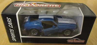 Ford Mustang Fastback 2+2 Blue 1967 Majorette 290A 1:62