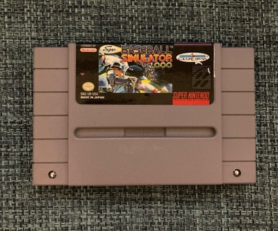 SNES: Super Baseball Simulator 1.000 (L, USA)